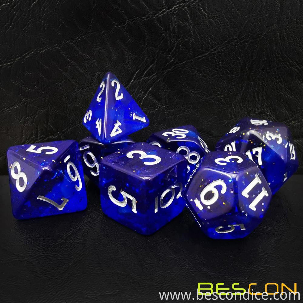 Blue Space Luminous Role Playing Game Dice 2 Blue Space Luminous Role Playing Game Dice 2